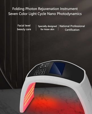 Compacte huid led gezichtslicht therapie voor acne verbetering professionele graad