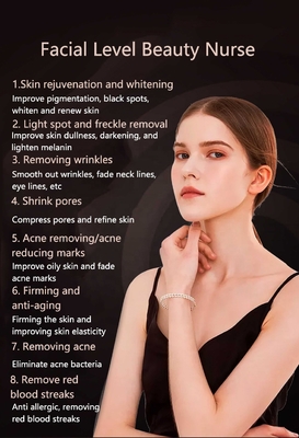 Compacte huid led gezichtslicht therapie voor acne verbetering professionele graad