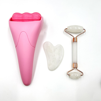 Jade Face Roller voor natuurlijke anti-rimpels IJsmassage en Oog Beauty Skin Care