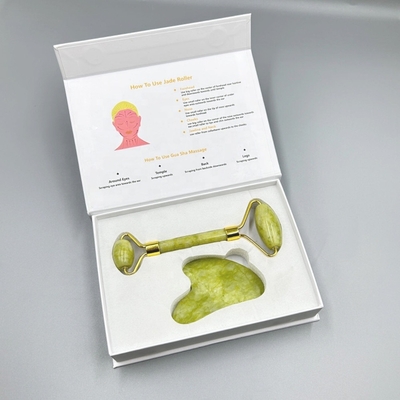 Ervaar het ultieme huidverzorgingsritueel met Xiuyan Stone Jade Roller Gua Sha Set