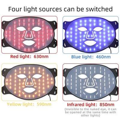 Led gezichtsmaskers Comfort voor huidverzorging en maskertherapie Licht Rood Uitgangsvermogen 5V DC 3000MA