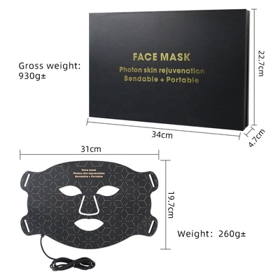 Led gezichtsmaskers Comfort voor huidverzorging en maskertherapie Licht Rood Uitgangsvermogen 5V DC 3000MA