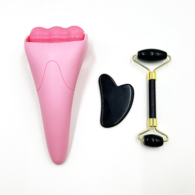 Gezichtsmassage set Jade Roller voor haar hergroei schoonheidsapparaat en natuurlijke anti-aging