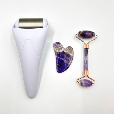 Gezichtsmassage set Jade Roller voor haar hergroei schoonheidsapparaat en natuurlijke anti-aging