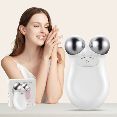 Lotion Conductie Elektrische massager voor gezichts- en nek schoonheid EMS Lifting