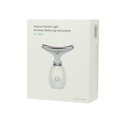 ABS-massager voor het opheffen van het gezicht en de nek van roestvrij staal met LED-therapie en stekkertype