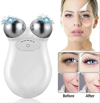 Lotion Conductie Elektrische massager voor gezichts- en nek schoonheid EMS Lifting