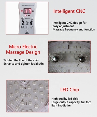 Spanning 110V-240V 7 Kleur LED gezichtsmasker Lichttherapie voor het verstevigen en strakken van de huid