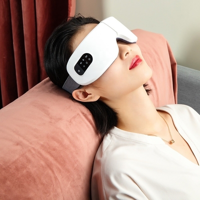 5V-technologie Muziek Oog Relax Vibratie Massager met verwarmde draagbare vermoeidheidsverlichting