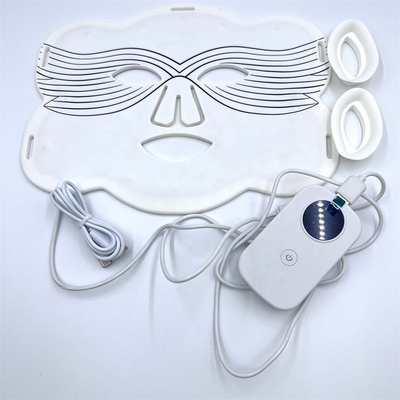 Hydraterend Silicone Butterfly LED Gezichtmasker Invoer Frequentie 5V/1A 2600mAH Duur 10/20min