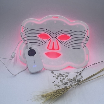 Hydraterend Silicone Butterfly LED Gezichtmasker Invoer Frequentie 5V/1A 2600mAH Duur 10/20min