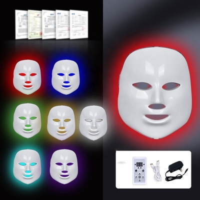 7 kleuren LED gezichtsmaskerpluggen Type CN voor rimpelbestrijding Rode lichttherapie Waterdicht NO