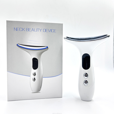 Multifunktioneel schoonheidsapparaat LED fotontherapie huidversterking gezicht en nek lift massager