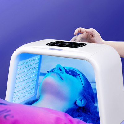 45W STANDING LED gezichtsmasker Lichttherapie voor acne Rimpelverwijdering 7 kleuren Rood licht