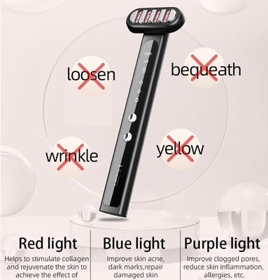 46G Warming Anti Aging Eye Massager Pen Wand voor Gezicht Nek Ogen Lichaam EMS Microcurrent