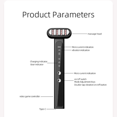 USB-opladen Oogstok Licht Therapie Stok Ems Vibrating Face Massager Lifting Eye 46G