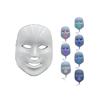 LED gezichtsverlichtingsmasker Model 2023 Anti acne 7 kleur waterdicht NO Home