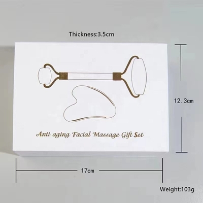19*16*5 cm Handheld Mini Jade Roller Private Label Gezicht Lifting Gua Sha Set Box Gereedschap 2023