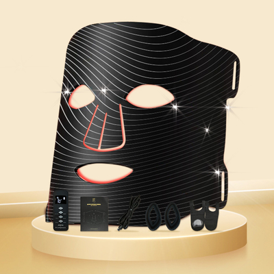 LED-masker voor gezichtstherapie met trillingen