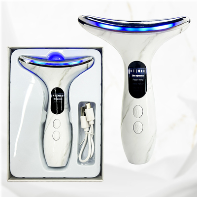 7 in 1 Face Lift-apparaat Anti-rimpel Microcurrent Huidstrakening voor nek en gezicht