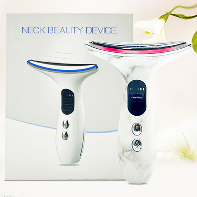 Elektrisch nekmassageapparaat met anti-aging functie 3 in 1 gezichts- en oogmassager