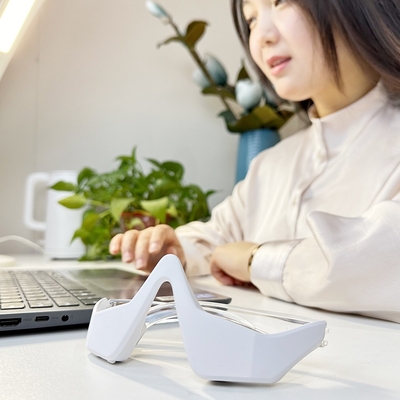 3D oogvibratie LED-roodlichttherapieapparaat voor anti-aging en dark circle verwijdering