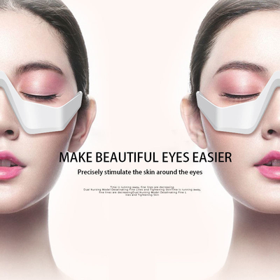 Anti-aging Micro-current EMS oogmassageur met 3D trillingen en rood licht therapie 2024