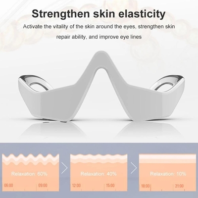 Huis Plastic Vibration Led Rood Licht Therapie Apparaat met Micro-Current Ems Oogmassageur