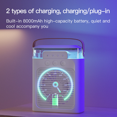 2024 Design Mini USB Draagbare oplaadbare ventilator met opvouwbare koelluchttechnologie