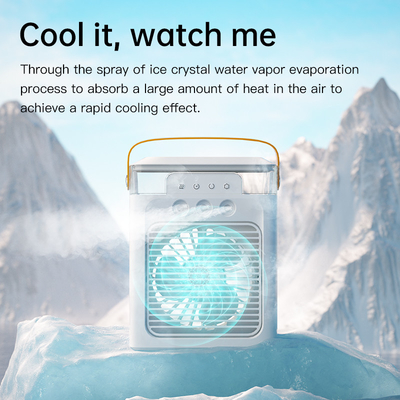 2024 Design Mini USB Draagbare oplaadbare ventilator met opvouwbare koelluchttechnologie