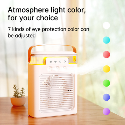 6 inch oplaadbare vouwbare USB mini toren ventilator met aircooler controle handmatige schakelaar