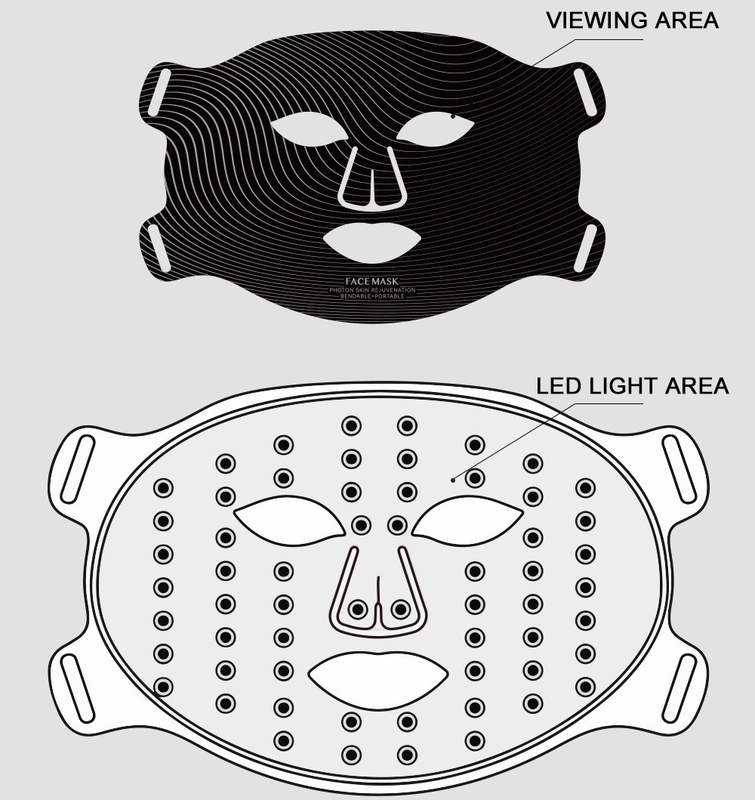 2024 Za Plugs Type Comfort Silicone High Energy Infrarood Light 850nm Led Gezichtsmaskers