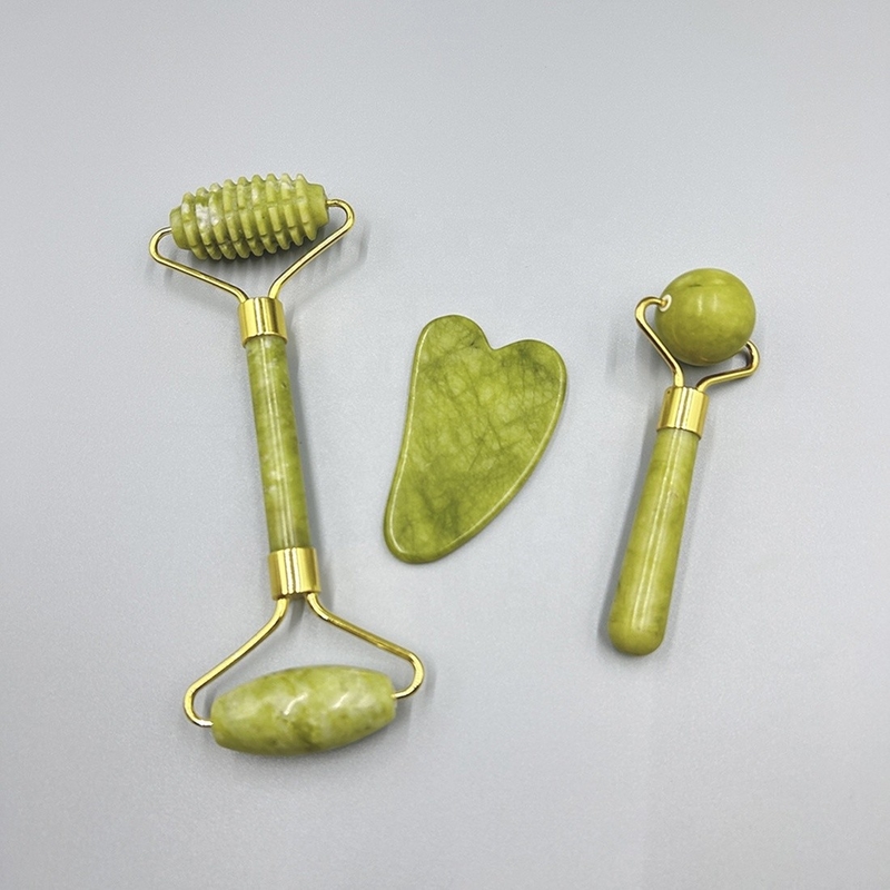 19*16*5 cm Handheld Mini Jade Roller Private Label Gezicht Lifting Gua Sha Set Box Gereedschap 2023