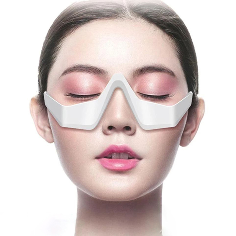 Huis Plastic Vibration Led Rood Licht Therapie Apparaat met Micro-Current Ems Oogmassageur