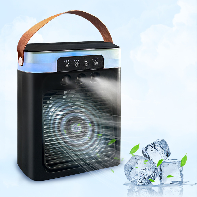 ABS PP Mini USB draagbare oplaadbare ventilator met batterij 6 inch vouwbare mini aircooler