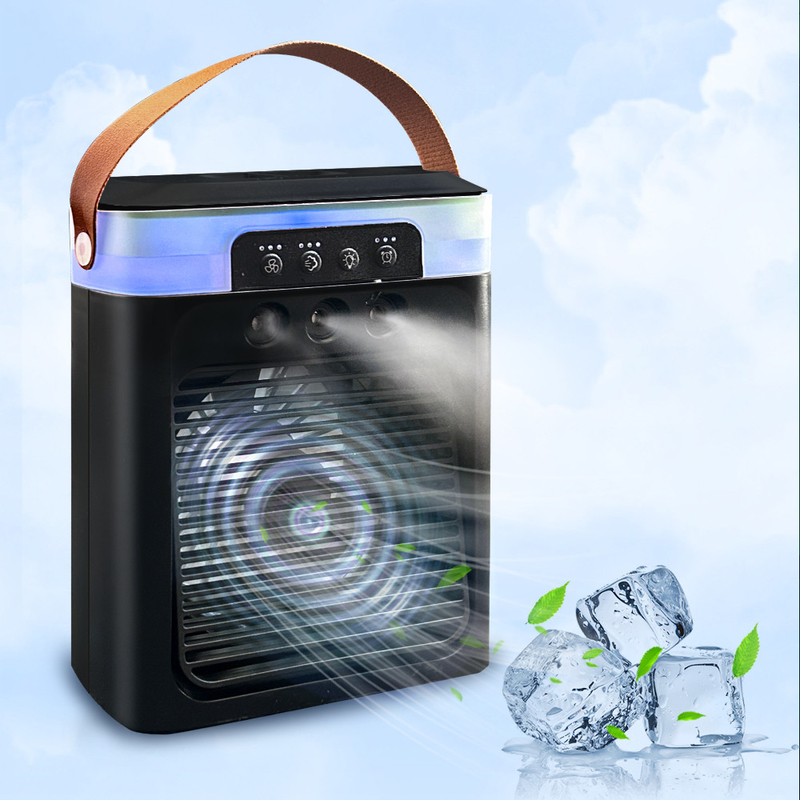 Zilk Screen Printing Logo 2024 Design Mini USB Draagbare oplaadbare ventilator met batterij